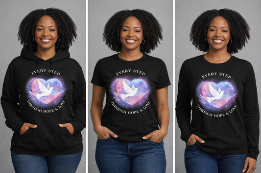 Every Step Through Hope & Love Hoodie