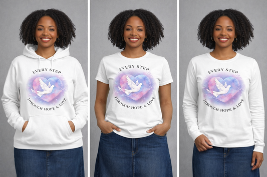 Every Step Through Hope & Love Hoodie